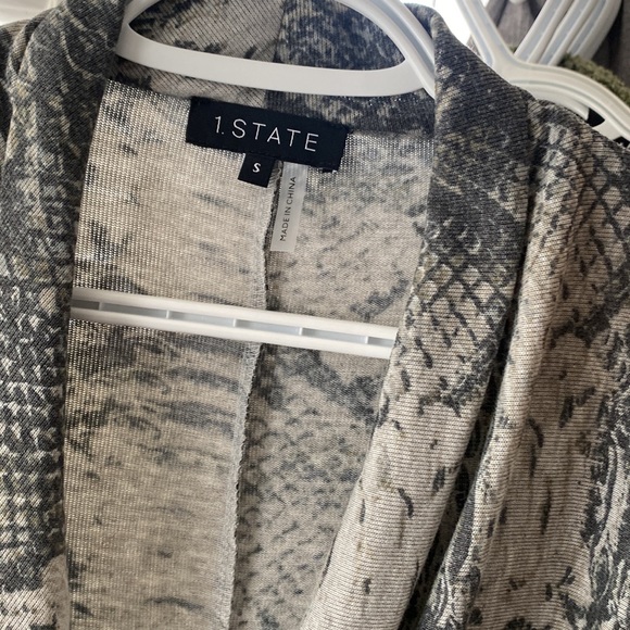 Long sleeve Snake print size S Brand: 1.State - Picture 2 of 4